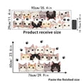Wall Stickers Cute Cat Cartoon Decals Living Room Bedroom Background