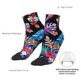 thumbnail image 6 of Fuzoiu Tropical Palm Leaves Print Adult Socks, Crew Moisture-wicking Socks, Unisex Cushion Crew Socks,Casual Sports Ankle Socks, 6 of 7