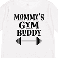 thumbnail image 4 of Inktastic Mommy Gym Buddy Workout Boys or Girls Long Sleeve Toddler T-Shirt, 4 of 5