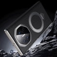 thumbnail image 3 of SULADA For Huawei Mate XT Ultimate Case Compatible with MagSafe Kickstand PU + PC Phone Cover Carbon, 3 of 5