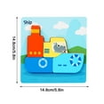 thumbnail image 4 of Black-Friday Deals 2021 Toys Deals Wooden Puzzles For Toddlers Animal Shape Montessori Toy Puzzles Gifts Thanksgiving Christmas Gifts for Kids, 4 of 4