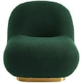 thumbnail image 5 of Meridian Furniture Liam Green Boucle Fabric Accent Chair, 5 of 5