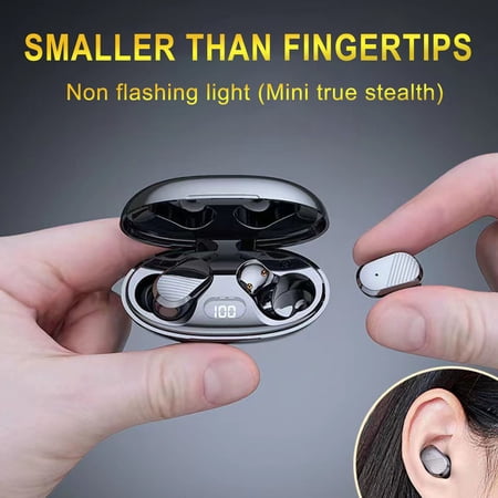 BOBOMTOI Earbuds Bluetooth Wireless Bluetooth Headset 5.0 LED Digital Display In-ear Sports Bluetooth Headset
