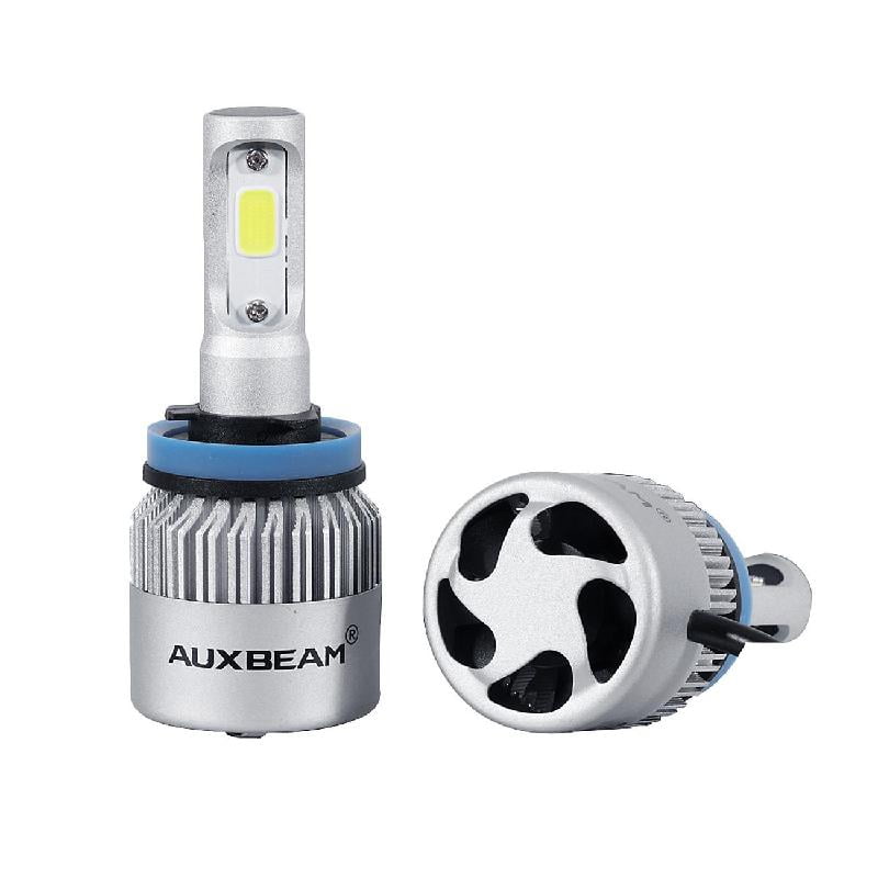 Auxbeam 2 x H7 LED Phares Ampoules Voiture Moto CSP Lampe IP65 Etanche 72W 8000lm 6500K lumière Blanche Headlight Bulbs Remplacement pour HID Halogène Tout-en-un kit de conversion 