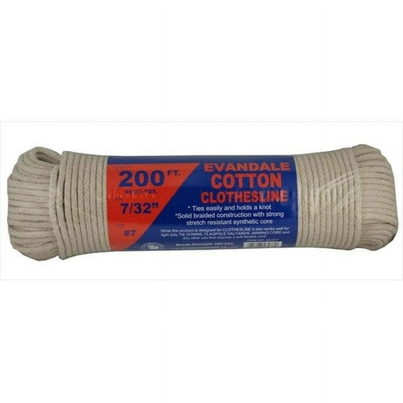 21875 in. x 200 ft. Evandale Cotton Clothesline Hank