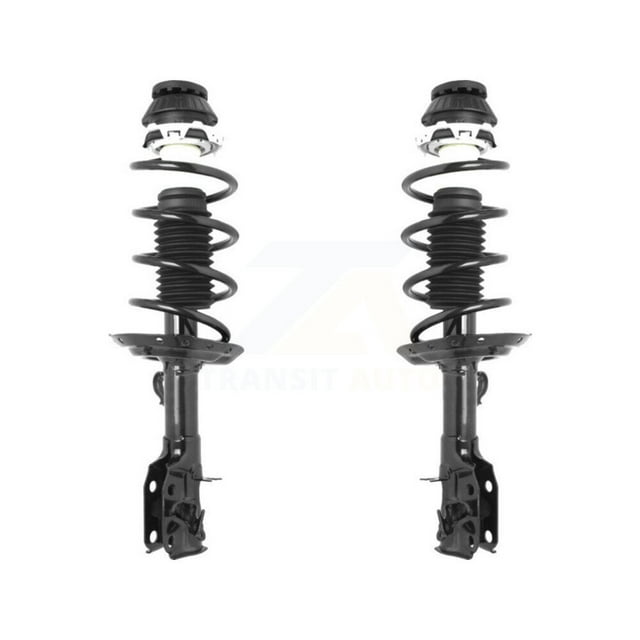 Transit Auto Front Complete Suspension Shocks Strut and Coil Spring Mount Assemblies Kit for Car Honda Fit Insight - Left Right Side (Driver Passenger) K78A-100111