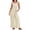 #01White, variant on Wide Leg Overalls for Women Loose Fit Casual Sleeveless Linen Jumpsuit Tie Straps Bib Summer Rompers with Pockets Gray S