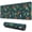 Green Christmas Dinosaur, variant on Long Mouse Pads for Desk,Green Christmas Dinosaur and Snowman Desk Mats on Top Of Desks, Desk Mouse Pad Extra Large with 3mm Non-Slip Base and Stitched Edge for Gaming,Work,Home 31.5x11.8in