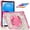 Pink transparent dog, variant on Ergonomic Tablet Case Skin with Shock Absorbing Design and Easy Carry Hand Strap