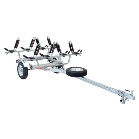 UPC: 0859557001479 | Malone MicroSport 4-Boat FoldAway-J Kayak Trailer Package