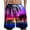 Purple, variant on Jacenvly Mens Swim Trunks Print Trendy Plus Size Board Shorts Quick Drying Men Casual Fashion Print Shorts with Pockets Elastic Waist Beach Pants Dark Blue