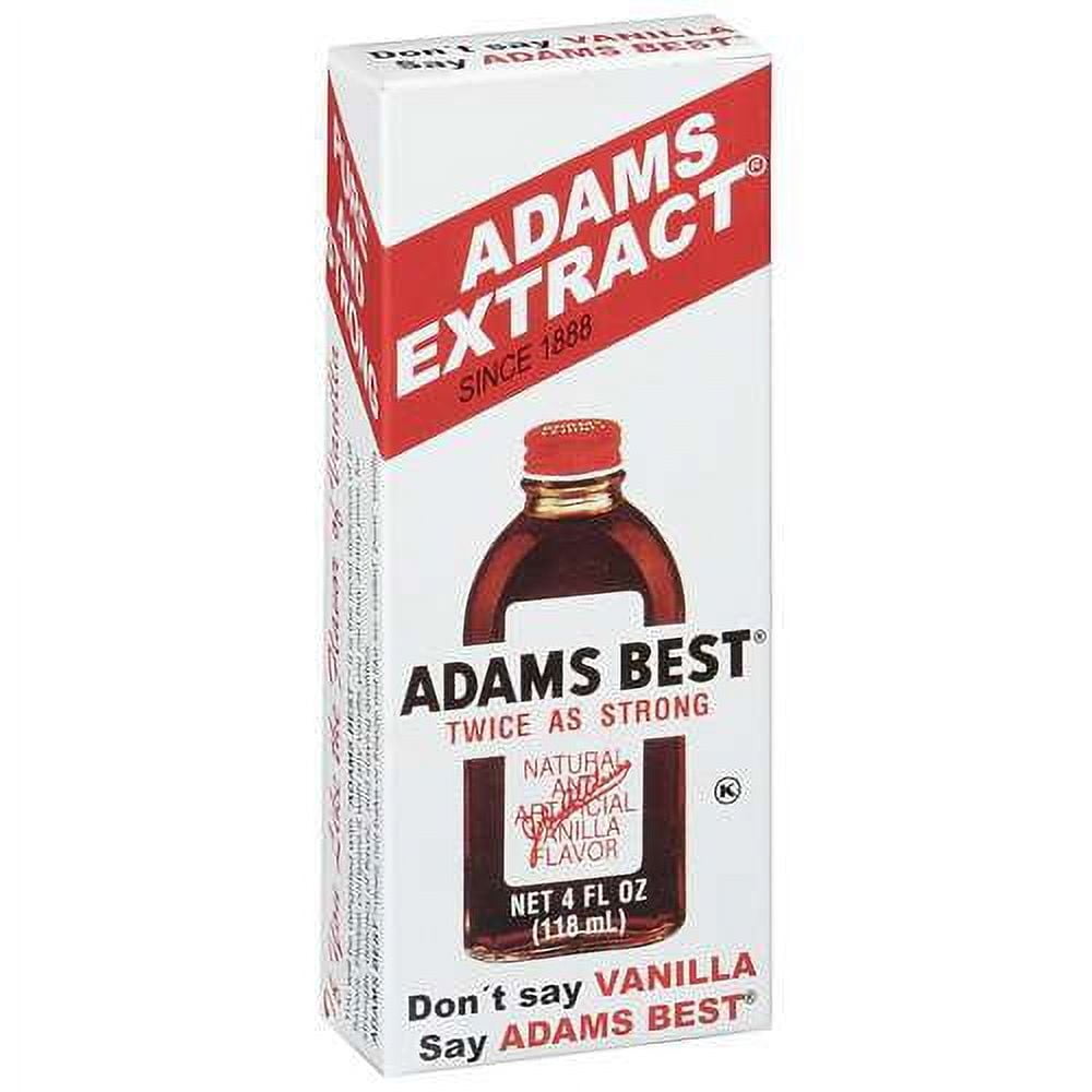 (3 pack) Adams Vanilla Extract, 4 fl oz