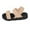 D, variant on Nesh Elastic Band Wedge Sandals for Women, Open Toe T-Strap Bohemia Beach Shoes with Rhinestone Beads & Arch Support