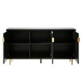 thumbnail image 4 of Storage Sideboard Cabinet Black, 4 of 5