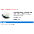 thumbnail image 2 of Front Blower Motor - Compatible with 2003 - 2005 Ford E-350 Club Wagon 2004, 2 of 3
