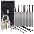 thumbnail image 1 of Kit De Ganzuas Profesionales 15 Piezas Con Candado Gris, 1 of 5