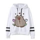thumbnail image 3 of Ullzang-Sudadera con estampado de gato Pusheen para mujer, ropa con capucha de estilo coreano, Kawaii, Harajuku, 3 of 5