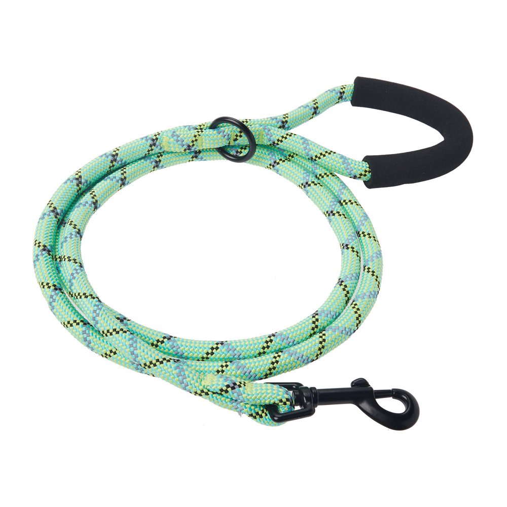 Vibrant Life Reflective Comfort Dog Leash, Green, Large, 5' Walmart