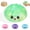 Green, variant on Glitter Sugar Dumpling Squishy, Viral Bao Bun Steamer Mystery Box, Premium Clear Water-Filled Sensory Squeeze Fidget for Stress Relief & ADHD, Cute Kawaii Stocking Stuffers Party Favors