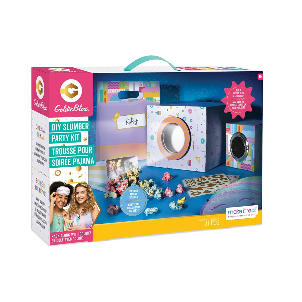 GoldieBlox DIY Slumber Party Movie Night Kit