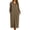 Brown, variant on SELONE Bathrobes for Women Zip Front Plus Size Long Dress Full Zip Long Sleeve Hooded Robe with Pockets Cozy Homewear