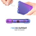thumbnail image 4 of Funda para teléfono celular KIOMY Galaxy S9 a prueba de golpes, morado y azul, 4 of 6