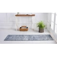 thumbnail image 4 of Rugs.com Oregon Collection Rug – 6 Ft Runner Blue Low-Pile Rug Perfect For Hallways, Entryways, 4 of 8