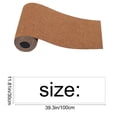 thumbnail image 3 of Carpet Protector for Pets Cat Carpet Protector for Doorway, Anti Scratch Under Door Cat Scratch Protector Mat, Easy to Cut Plastic Stopper (Brown, 39.3in-1pack), 3 of 7