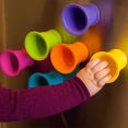 thumbnail image 5 of Fat Brain Toy Suction Kupz - 6 silicone cups, Ages 12 months & up, 5 of 5