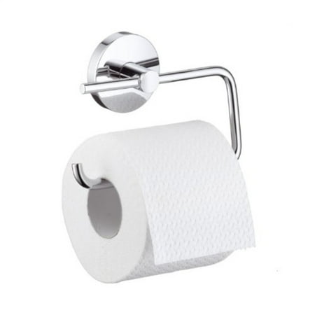 hansgrohe 40526820 s and e accessories paper holder, brushed nickel