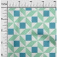 thumbnail image 1 of oneOone Organic Cotton Poplin Twill Fabric Triangle|Parallelogram & Square Geometric Fabric Prints By Yard 42 Inch Wide, 1 of 4
