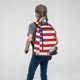 thumbnail image 5 of Balery American Astronaut Runs Forward Mochila ligera para hombre y mujer: duradera e impermeable, ideal para la escuela, el trabajo, viajes y uso diario., 5 of 7