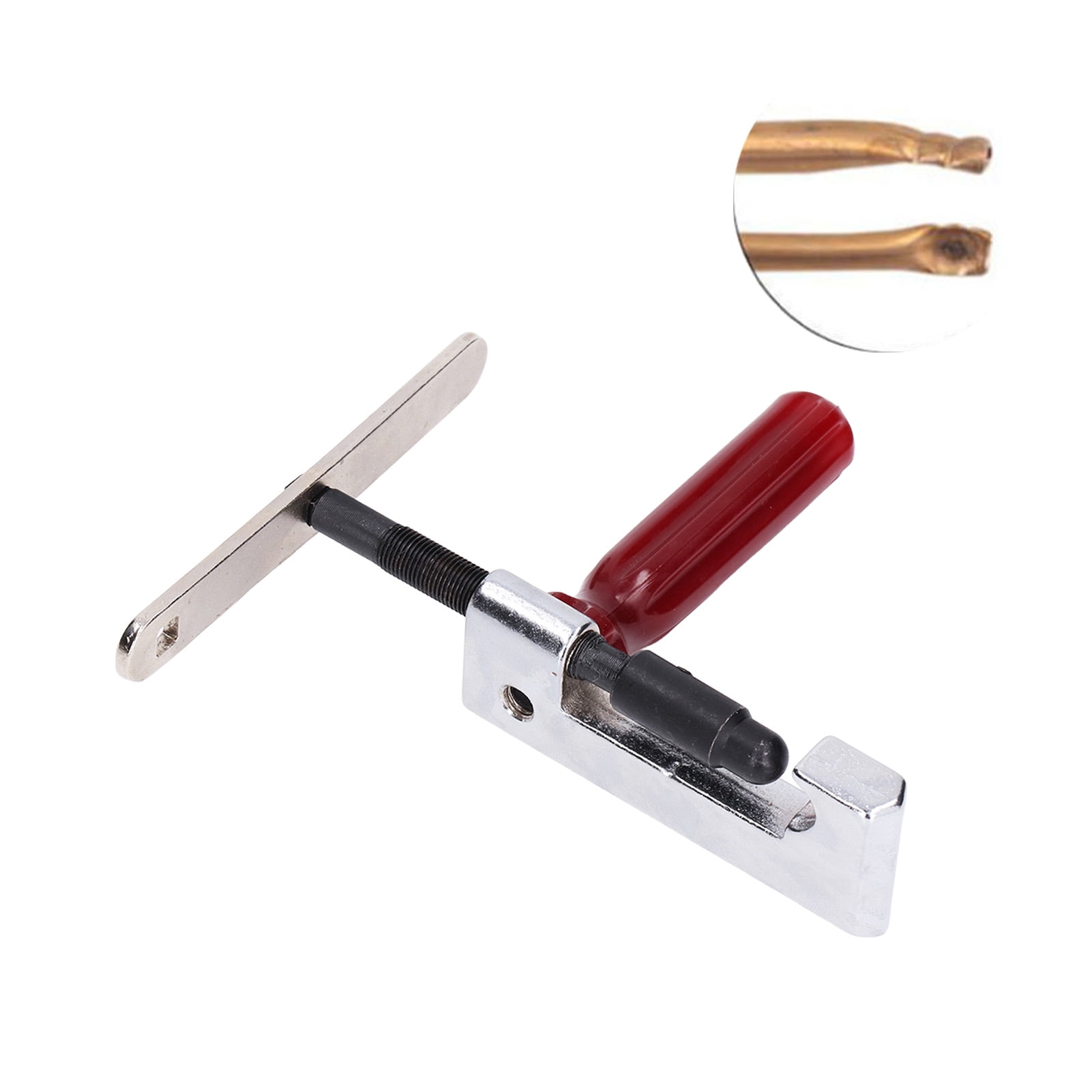 Xirurus Copper Tube Sealing Pliers, 45# Steel High Strength Leakproof Portable Aluminum Pipe Sealer Tool, 10mm / 0.39 inch Capacity
