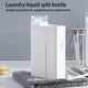 thumbnail image 4 of Dispensador vacío de lavandería, botella secundaria, suavizante de plástico, contenedor multiusos, reemplazo de almacenamiento recargable para Juegos de accesorios de baño Claro (sin pegatina) Advancent HA073023-02, 4 of 6