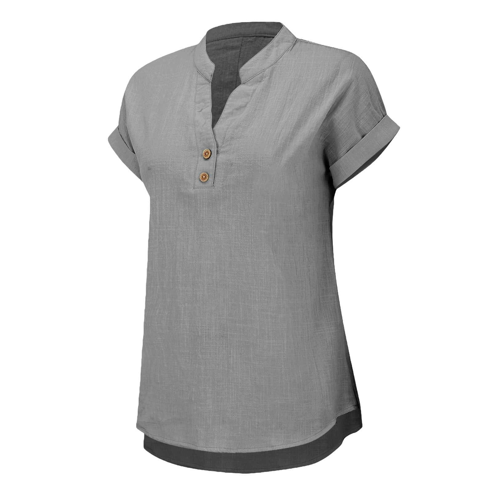 Womens Clothes Kelon Womens Blouses Short Sleeve Shirts V Neck Fashion Boho Clothes Dressy Casual Trendy Clothes M