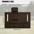 thumbnail image 5 of Psesaysky Golf Cart Seat Covers (With an extra handle) Seat Blanket, with 4 Front Pockets, Fits for EZGO, Yamaha, Club Car, Epic and Other 2 Person Seats, All Seasons (Dark Brown), 5 of 8