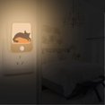 thumbnail image 2 of Yayeee 2-Pack Plug in LED Night Lights with Light Sensors Motion Detectors, Sleeping Black Cat, 2 of 7