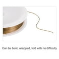 thumbnail image 4 of Uxcell 26 Gauge Copper Wire 0.4mm Dia Dark Brown Resistant Beading Wires Pendant Making Art Craft 9M 3 Rolls, 4 of 6