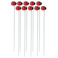 thumbnail image 2 of Miangastore 10Pcs Garden Resin Ladybug Sign Ladybug Garden Stake Outdoor Spring Yard Ladybug Decoration, 2 of 9