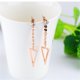 thumbnail image 3 of Triángulo Tassel Ear Stud Yuyangstore Borla, 3 of 8
