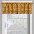 thumbnail image 2 of Ambesonne Kente Pattern Window Valance, Warm Tones Tribal, 54" X 18", Earth Yellow Vermilion, 2 of 5