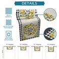 thumbnail image 7 of Hokiten Table Runners 72 Inches Long Dress Scarves, Yellow Lemon Farmhouse Kitchen/Dining Table Runner, Coffee Tablerunners, Beige Summer Farmhouse Black Buffalo Plaid 13x72 Inch, 7 of 7