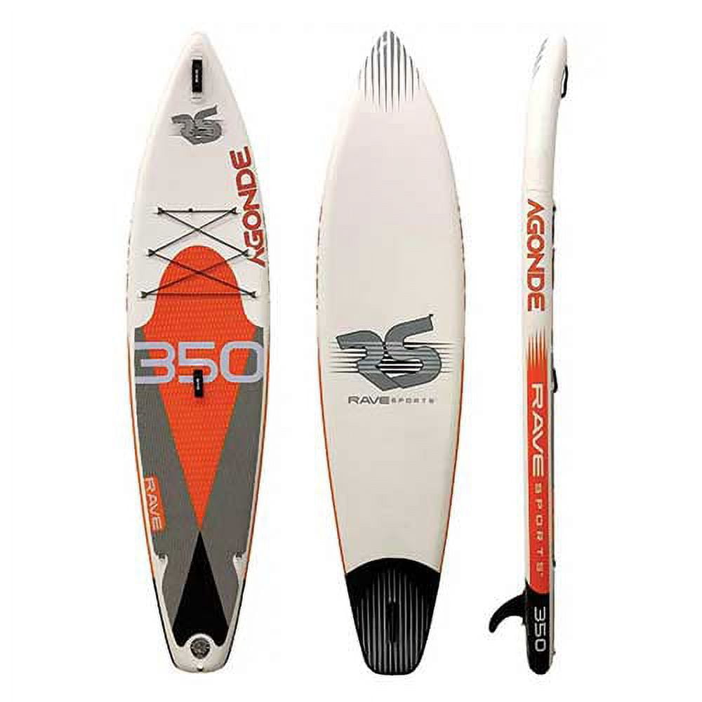 Rave Sports Agonde 350 11’6” iSUP Mesabi Orange Inflatable Stand Up Paddle Board