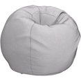 thumbnail image 6 of Lazy Sofa Chair Chrisholm Light Grey Bean Bag (25 in. x 34 in. x 34 in.),Living Room Bean Bag, 6 of 8