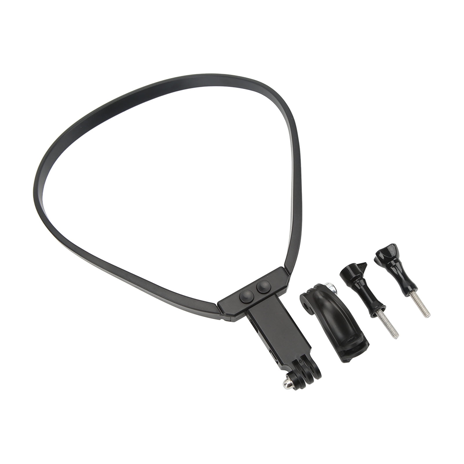 M Buder Neck Mount Bracket Retractable Selfie Necklace Holder for Action Camera Cell Phone Video Shoot Accessories 11.81 inches / 30 cm[cite: 1]