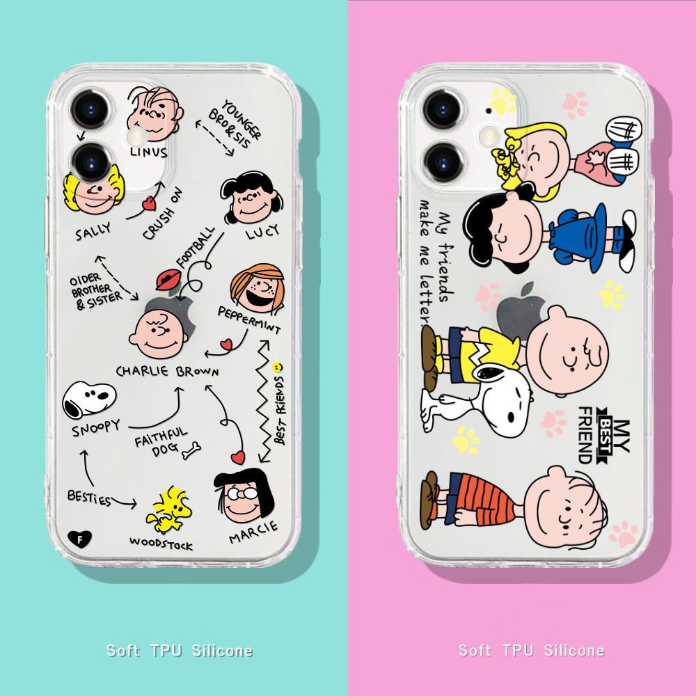 【SKINNYDIP】Peanuts Snoopy Lilac Shock iPhone Case Peanuts x Skinnydip Happy Camper Snoopy Shock iPhone Case