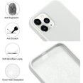 thumbnail image 3 of FFIY Compatible with iPhone 12 and iPhone 12 Pro Case 6.1 inch, Liquid Silicone Full Body Protection Cover Case with Soft Microfiber Cloth Lining for iPhone 12 and iPhone 12 Pro 2020, Lavender, 3 of 7