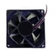 thumbnail image 3 of 2 Unids 80mm Caja Ventilador 12V Ventilador De Enfriamiento 2 cable 2Pin 8025 Negro, 3 of 5