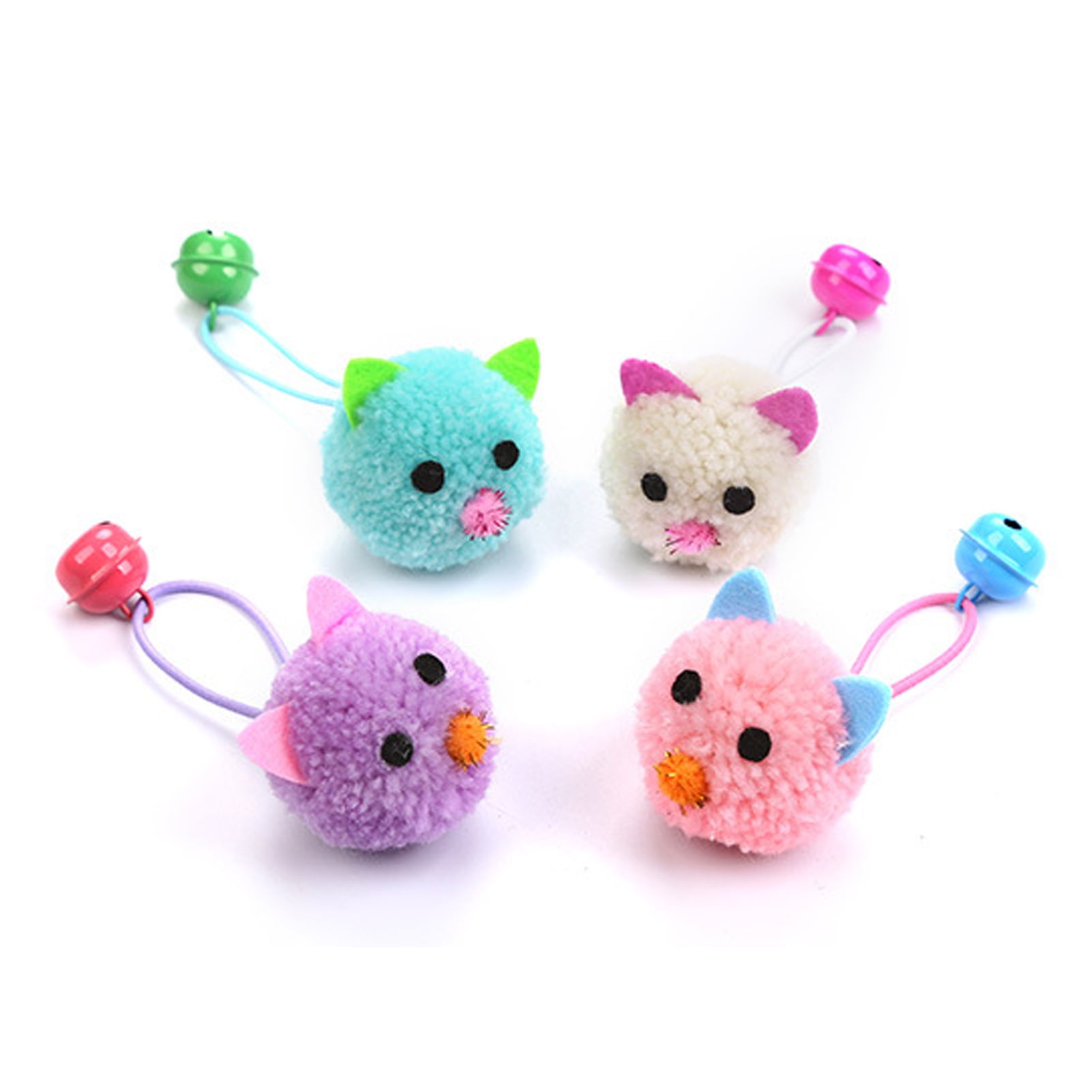 hair tie cat toy