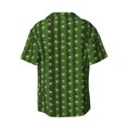 thumbnail image 4 of Goofa Cactus1 Printed Men's Casual Short-sleeved Shirt,Lightweight Breathable Button-down,Summer Casual men's top,Versatile Fashion shirt-XX-Large, 4 of 7